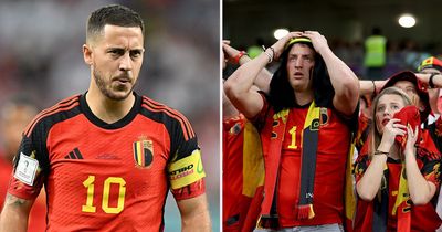 Eden Hazard 'furiously booed' as Belgium fans cause confusion in dramatic World Cup exit