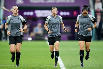 Stéphanie Frappart makes history as 1st female World Cup ref