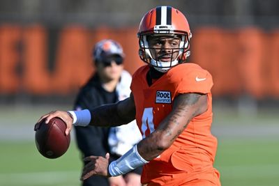 Browns' Watson 'focusing on football' in return from NFL ban