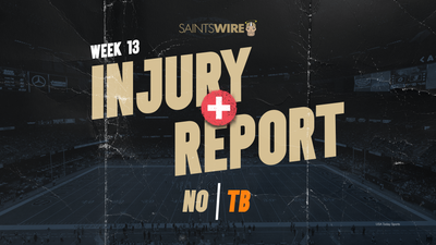 Saints list 15 players on their initial injury report vs. Buccaneers