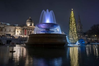 Christmas countdown begins as Trafalgar Square tree lit up