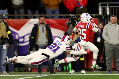 WATCH: Marcus Jones blow past Bills defense for receiving touchdown