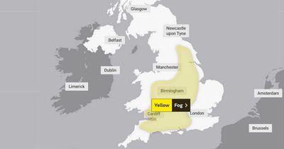 UK weather forecast: Dense fog warning as icy blast to cause travel chaos this morning