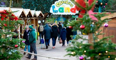 There's a Christmas market with spectacular light trail now open inside Alton Towers