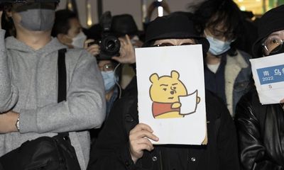 Winnie the Pooh joins Chinese Covid lockdown protests