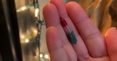 People are discovering what the extra red Christmas light bulb is used for