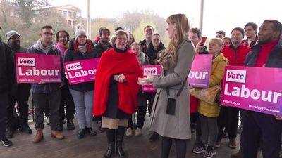 Angela Rayner celebrates Labour’s by-election victory in Chester