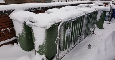 When are North Ayrshire bins collected over Christmas and New Year?