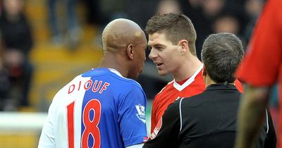Story behind Steven Gerrard and El Hadji Diouf bitter feud with X-rated rants and 'fight'