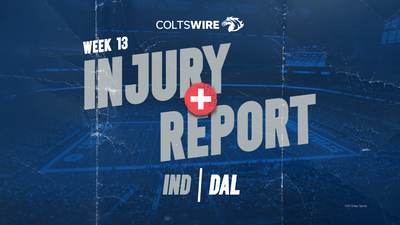 Colts vs. Cowboys: Updated injury report for Week 13