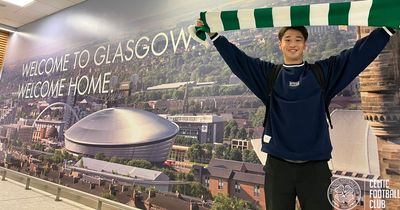Yuki Kobayashi arrives ahead of Celtic deal as Japanese star gets the welcome to Glasgow treatment