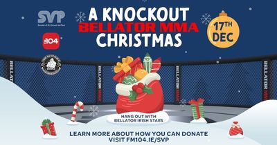 Bellator MMA teaming up with SVP and SBG for Christmas Charity drive