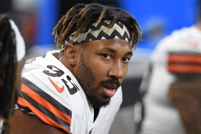 Myles Garrett told he won’t get holding calls by NFL officials vs. Buccaneers