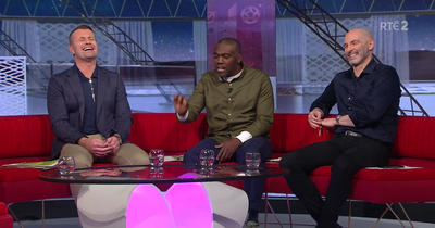 Joey N'Do leaves RTE pundits in stitches as he sings during World Cup coverage