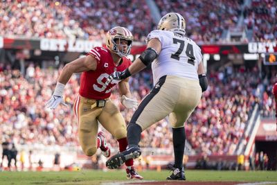 Nick Bosa named NFC defensive player of the month