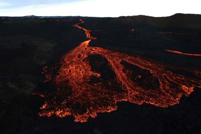 Hawaii volcano sprays fountains of lava in spectacular eruption