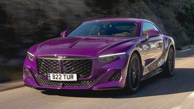 Purple Bentley Batur Begins Testing On Public Roads In Europe