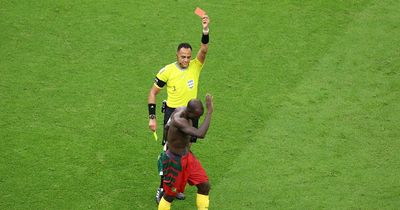 Vincent Aboubakar sent off for celebration against Brazil after Mohamed Salah grudge