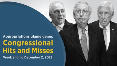 Appropriations blame game — Congressional Hits and Misses - Roll Call