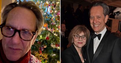 Richard E. Grant emotional as he decorates Christmas tree for first time since wife's death