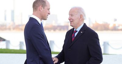 Prince William and President Biden jeered by hecklers at Boston Harbour meeting