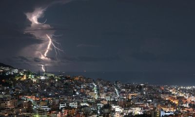 Weather tracker: Storm Ariel brings heavy rain and lightning to Greece