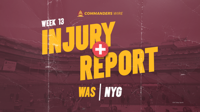 Commanders final injury report for Week 13 vs. Giants