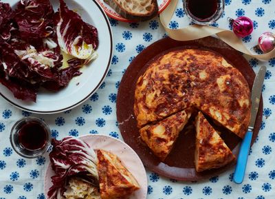 How to turn leftover roast potatoes into a centrepiece tortilla – recipe