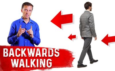 Walking backwards: Great for chronic back pain, improves stability and balance
