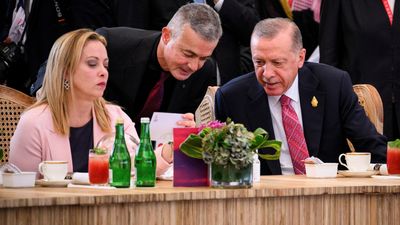 Turkey's Erdogan cosies up to Italy's far-right Prime Minister Giorgia Meloni