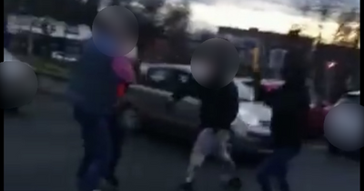Men 'armed with axe and knife' brawl in vicious Finglas car park fight