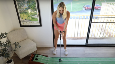 Golf instruction: Where to position your ball when you putt