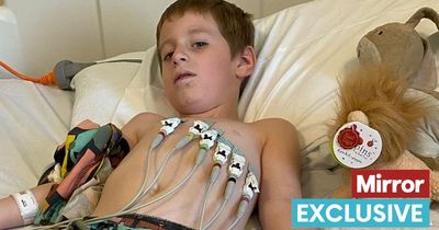 Mum's Strep A warning as son, 5, bravely fights deadly infection in hospital bed