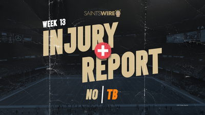 Saints rule out 4 players on final injury report vs. Buccaneers