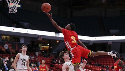 Michael O’Brien’s high school basketall notebook from the Chicago Elite Classic