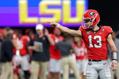 Stetson Bennett ravages LSU defense for 4 TD passes in the first half