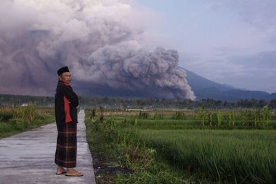 Indonesia’s Mount Semeru volcano erupts, spews huge clouds of ash