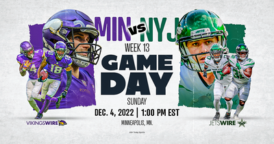 Jets vs. Vikings game and viewing information for Week 13