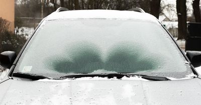 People discovering sun visor hack can help defrost your car much faster