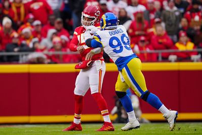 Aaron Donald fined $15,914 for facemask penalty on Patrick Mahomes