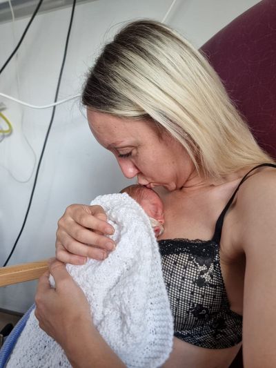 Baby born 12 weeks early ‘saved mother’s life’ when delivery revealed tumour