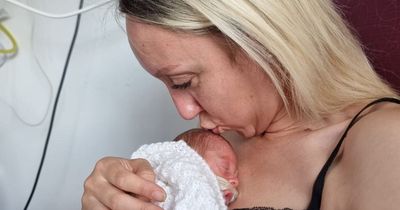 Baby saves mum's life by arriving 12 weeks early as doctors discover tumour just in time