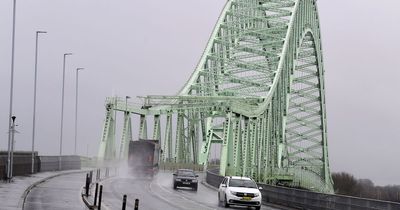 Couple left with glass in their faces after brick thrown from Runcorn Bridge