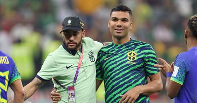 Manchester United ace Casemiro sends message to Neymar following World Cup injury