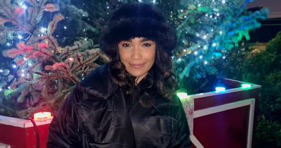 Singer Erica Cody and former Fair City star Sheera Delaney turn on Baldoyle Christmas lights