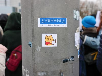 Japan's Disney store sells merchandise of Winnie the Pooh supporting China's protests