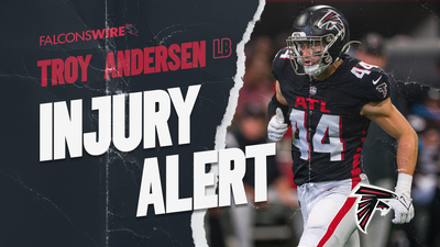 Falcons LB Troy Andersen questionable to return vs. Steelers