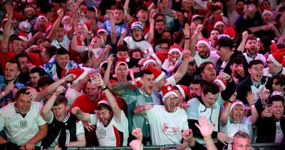 Cheers all round for jubilant fans back home as England reach World Cup quarter-finals