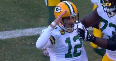 Aaron Rodgers mocks crowd as Green Bay Packers win after being heckled by rival fans