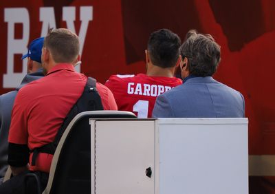 49ers QB Jimmy Garoppolo is out for the rest of the season with a broken foot